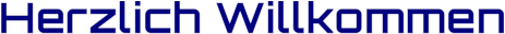 Herzlich Willkommen
